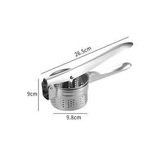 ماشر راشر ضغط بطاطس مهروسة من الفولاذ المقاوم للصدأ سحق هريس فواكه خضروات عصارة عصارة ضغط أدوات المطبخ - Product Image 5