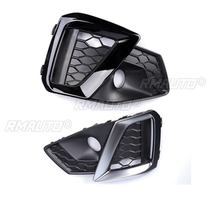 Par de Rejillas para Faros Antiniebla, Cubierta de Faro Antiniebla para Parachoques Delantero, Rejillas de Malla de Panal para Audi A4 B9 SLine 2020-2022, Accesorios para Automóviles - Product Image 3