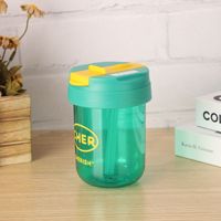 Vente en gros pas cher prix 300 ML enfants bouteille d'eau pour l'école nouvelle mini tasse de paille pour enfants petites bouteilles en plastique