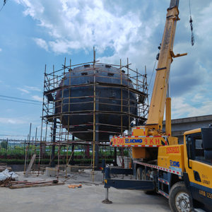Réservoir de stockage sphérique d'air de <span class=keywords><strong>propane</strong></span> d'eau d'huile de Lpg Lng d'approvisionnement direct d'usine pour l'installation sur place de vente - Product Image 6