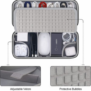 Eva Hard Shell accessori elettronici borsa custodia per cavo da viaggio custodia per disco rigido scatola per Hub USB per custodia per adattatore per Laptop - Product Image 3