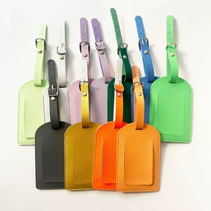 旅行荷物タグ高品质カスタムロゴpuレザー
