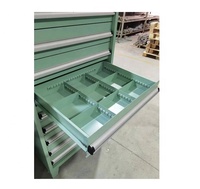 Armoire/chariot à outils en métal avec tiroirs pour le stockage d'outils ou de pièces lourds