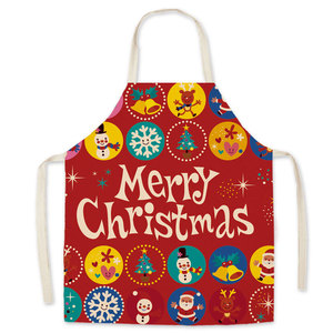 Wholesale Custom cooking aprons Apron Digital Printing Cotton Christmas aprons kitchen