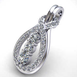 Pendentif en argent et diamant plaqué or 24 carats, style classique pour homme - Usage quotidien et occasions festives, prix Inde - Product Image 1