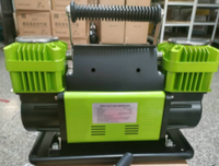 Compresseur d'air à usage intensif 300L/MIN Gonfleur de pneu double cylindre 12V DC Pompe rapide pour camions 4x4, véhicules tout-terrain et camionnettes