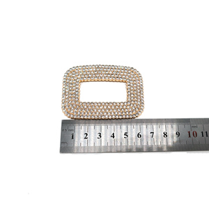 Modische Goldplattierte Strass-Schnallen für Taschen und Kleidung, Schuhschnallen in Verschiedenen Größen zur Dekoration von Kleidung und Geschenken - Product Image 5