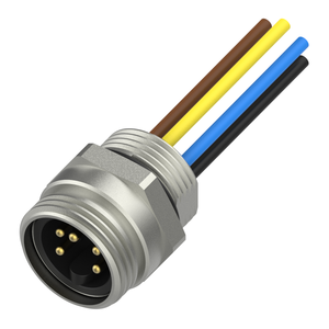 ขั้วต่อทองเหลืองชุบทองสำหรับชาย/หญิง IP67 9A 300V ตัวเรือนหล่อขึ้นรูปด้วยสังกะสี/ชุบนิกเกิล สำหรับการสื่อสารข้อมูล - Product Image 2