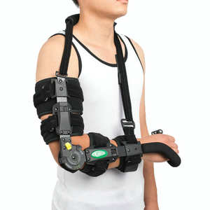 HKJD Immobilisateur médical ROM Coudière Coude Soulagement de la douleur Réglable Orthopédique Post Op Réglable Coudière articulée - Product Image 3