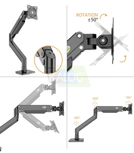 Kaloc DS160 22-40 inch duy nhất khí mùa xuân Heavy Duty giữ màn hình máy tính LCD <span class=keywords><strong>LED</strong></span> soporte màn hình tùy chỉnh RGB màn hình cánh tay - Product Image 5