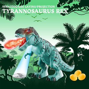 <span class=keywords><strong>Jurassic</strong></span> pond oeuf Tyrannosaurus Rex enfants marchant pulvérisation Projection t-rex plastique électrique dinosaure jouets avec lumière sonore - Product Image 2