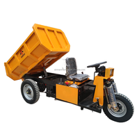 Mini Dumper électrique souterrain pour mines 1.5 tonnes Mini Dumper à trois roues à vendre
