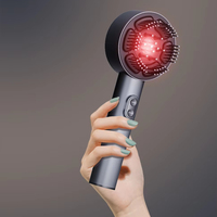 Seringue à huile liquide pour soins du cuir chevelu anti-chute, brosse à tête, flacon de massage pour cuir chevelu, distributeur de sérum, applicateur d'huile