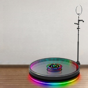 Bán buôn Hot Bán GT GT-360-3 xoay 360 Photo Booth điện thoại thông minh/iPad/SLR/máy ảnh không dây điều khiển từ xa in ngay lập tức - Product Image 1