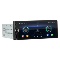 Lecteur DVD de voiture intelligent tout-en-un avec navigation GPS Android 6,86 pouces, image inversée HD, CarPlay sans fil