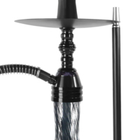 Ensemble de chicha de luxe en alliage d'aluminium avec verre sodocalcique durable et écologique, livré avec un coffret cadeau