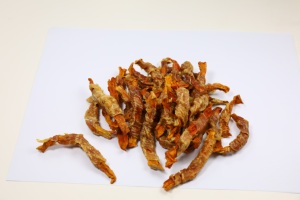 ขนมสุนัขโปรตีนสูงธรรมชาติห่อด้วยฟักทองกระตุกไก่สำหรับย่อยอาหารขนมเนื้ออบแห้งในถุง - Product Image 3