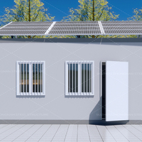 Maison de conteneur à pack plat, étanche au feu, assemblage sécurisé, isolation de la vie, maisons avec panneaux solaires