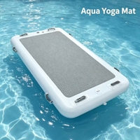 Planche de yoga aquatique gonflable sur mesure de 10 mm, plateforme aquatique, planche à pagaie pour le yoga sur planche à pagaie