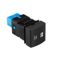 Interrupteur Carré à Bouton Poussoir ABS 2024 Tacoma, Boutons Auxiliaires avec Symbole Gravé au Laser pour Nouveaux Prado et Yota Tacoma