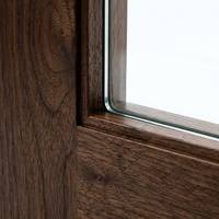 Porte d'entrée pivotante en bois massif avec serrure multipoints en acier inoxydable, plaque anti-perçage et étanchéité aux intempéries pour villa et maison