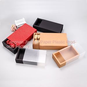 スポット牛革紙引き出しボックス長方形の絶妙なギフトボックスカスタマイズ緑茶包装温州浙江省 - Product Image 2