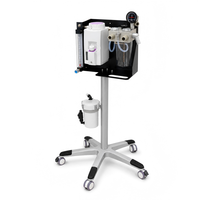 Appareil d'anesthésie vétérinaire portable avec circuit respiratoire et réservoir de soude-calcique pour la chirurgie des chiens, des chats et des animaux de compagnie