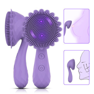 Zonnebloem Borstel Vibrator Vrouwelijk Clitoraal Orgasme Masturbator - Product Image 2