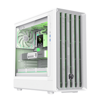 Boîtier de jeu Gamemax Claw 460 ATX Conception anti-insectes Prise en charge des cartes graphiques de 420 mm, refroidisseur liquide de 360 mm