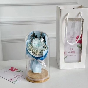 Rose Eterne di Lusso Fatte a Mano in Cupola di Vetro per Regali di San Valentino, Laurea e Pasqua - Vendita all'Ingrosso - Product Image 4