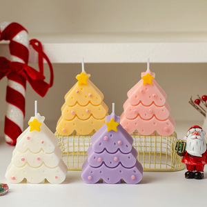 Christmas Tree Aromatic Scented <b>Wax</b> <b>Candle</b> Festival Decoration Ornament <b>Candle</b> Aromatic <b>Candles</b> - Product Image 6