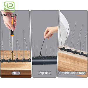 Piques répulsives pour oiseaux en plastique PP réutilisables longue durée, pour effrayer les oiseaux de petite taille et les <span class=keywords><strong>pigeons</strong></span> - Product Image 4