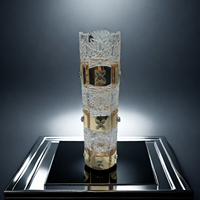 Vase en cristal artistique fait à la main décor en verre unique fabriqué à la main pour la vente en gros pour la décoration de la maison ou du bureau