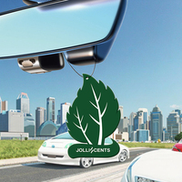 Diffuseur désodorisant de voiture en papier de luxe avec parfum rafraîchissant d'eucalyptus-menthe pour un voyage relaxant
