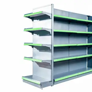 Quality Store Display Regale Supermarkt Regale Kleidung Display Stand/Mdf Slatwall Display Rack Beauty Supply Store Regal