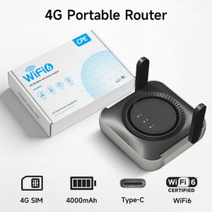 Router Inalámbrico Portátil ChiWay 4G LTE, Hotspot Móvil de Alta Velocidad WiFi6, Router 4G de Doble Modo Inalámbrico y por <span class=keywords><strong>Cable</strong></span> con Ranura para Tarjeta SIM - Product Image 2