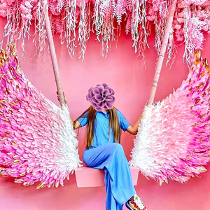 Ailes d'ange, décoration murale, modèle photo, décoration murale de mariage, toile de fond, cosplay, ailes d'ange, ailes de démon, ailes de fée, plumes pour performance - Product Image 1