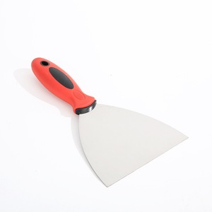 Ensemble <span class=keywords><strong>de</strong></span> spatules en acier inoxydable avec manche recouvert <span class=keywords><strong>de</strong></span> plastique, grattoir multifonction <span class=keywords><strong>de</strong></span> 5 pouces pour le démontage <span class=keywords><strong>de</strong></span> papier peint et <span class=keywords><strong>de</strong></span> cloisons sèches - Product Image 3