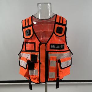 屋外作業用のパーソナライズされた高視認性安全ベスト、建設現場用、複数のポケット付き、反射素材入り - Product Image 3