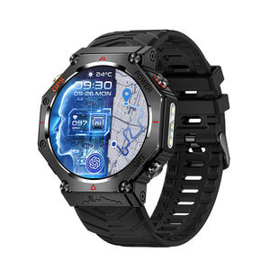 Montre connectée GPS d'extérieur HKSF MG91, étanche IP68, altimètre, boussole, baromètre, fréquence cardiaque, Chat GPT, batterie 550 mAh - Product Image 3