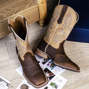 <span class=keywords><strong>Botas</strong></span> Vaqueras de Alta Calidad con Goodyear Welt para <span class=keywords><strong>Hombre</strong></span> Tallas Grandes, <span class=keywords><strong>Botas</strong></span> de Cuero de Vaca Duraderas para Música Country - Product Image 1