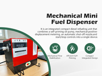 Mini-distributeur de carburant mécanique auto-amorçant 12V/24V, machine de transfert de carburant portable pour diesel