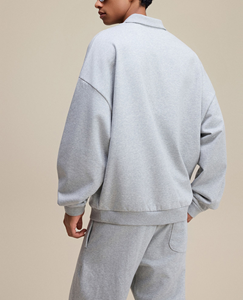 <span class=keywords><strong>Felpa</strong></span> da Uomo Personalizzata con <span class=keywords><strong>Collo</strong></span> Alto e Maniche Lunghe, Oversize di Alta Qualità, Pesante, per l'Autunno - Product Image 2