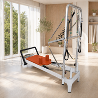 Tour de Pilates portable professionnelle haut de gamme avec système de poulies à corde réglable et planche à ressort pour studio et salle de sport