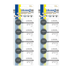 Giá rẻ đồng hồ Pin đồng xu Pin <span class=keywords><strong>Lithium</strong></span> CR2032 <span class=keywords><strong>3V</strong></span> nút di động tiểu pin cho các công cụ điện/Đồ chơi/đồng hồ - Product Image 1