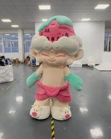 Costume de mascotte gonflable d'Halloween sur mesure de qualité professionnelle, tissu ignifuge, matériau certifié pour les parcs à thème