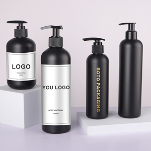 Customized Empty <strong>Plastic</strong> Pump 16Oz <strong>500</strong> Ml Shower Gel Bath Gel <strong>Bottles</strong> for Shampoo Packaging Set - Product Image 1