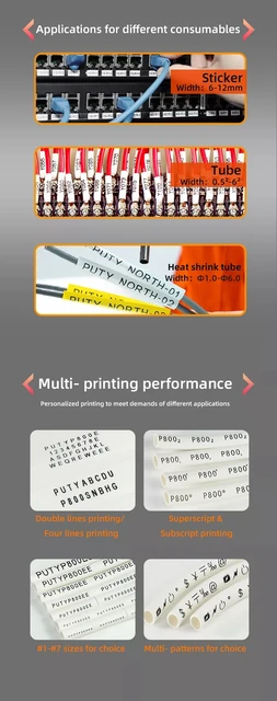 Support Russian Language Pvc Tube Cable Id Printing, Electronic Lettering  Mechine ,cable Id Printer - Printers - AliExpress