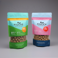 Sacs d'emballage alimentaire personnalisés biodégradables à fermeture éclair, compatibles micro-ondes, écologiques, pour chocolat, bonbons et aliments secs