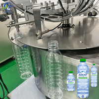 Équipement de remplissage d'eau en bouteille personnalisé en usine, machine d'emballage d'eau minérale, machine de remplissage d'eau en bouteille avec PLC